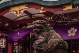 Tamagawa Sengen Shrine Guardian // 多摩川浅間神社