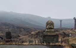 Aso-san (near the top) // 阿蘇山