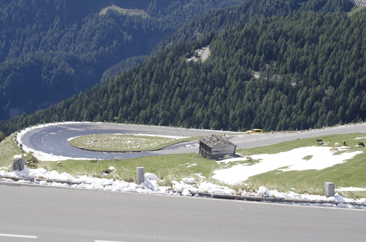 Großglockner pass, Descending South Side